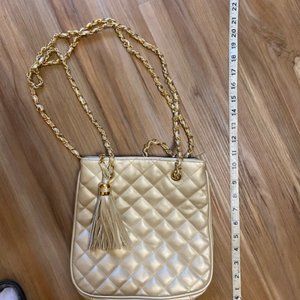 Chanel style gold purse
